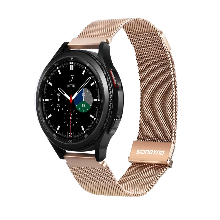 DUX DUCIS Milanese Watch Band For Samsung Watch Series 22mm(Gold) - Watch Bands by DUX DUCIS | Online Shopping South Africa | PMC TechLife | Buy Now Pay Later Mobicred