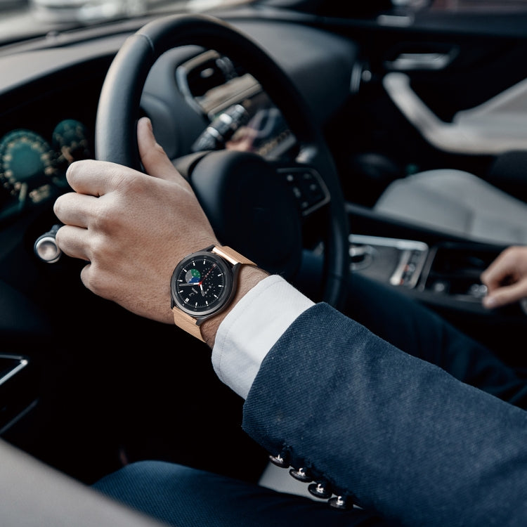 DUX DUCIS Milanese Watch Band For Samsung Watch Series 22mm(Gold) - Watch Bands by DUX DUCIS | Online Shopping South Africa | PMC TechLife | Buy Now Pay Later Mobicred