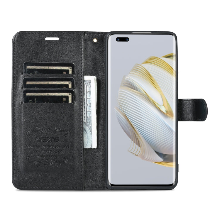 For Huawei nova 10 AZNS Sheepskin Texture Flip Leather Phone Case(Black) - Huawei Cases by AZNS | Online Shopping South Africa | PMC TechLife | Buy Now Pay Later Mobicred