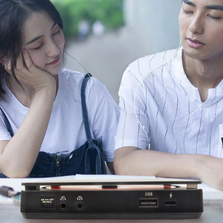 Kecag KC-708 Portable Retro Disc Album CD Player(Black) - free shipping - PMC TechLife - Order now!