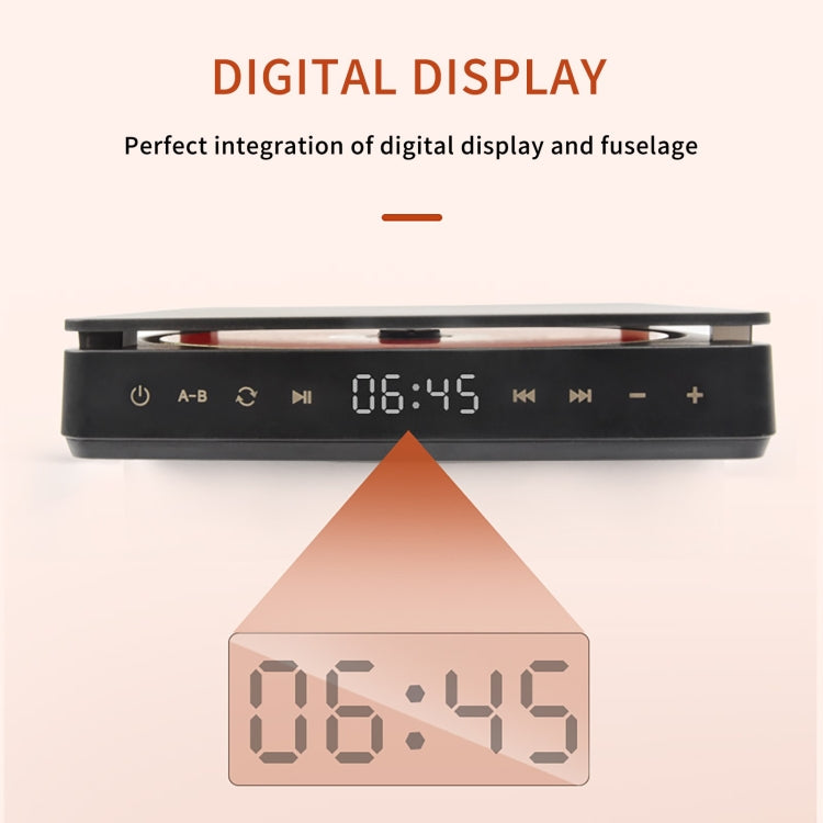 Kecag KC-708 Portable Retro Disc Album CD Player(Black) - free shipping - PMC TechLife - Order now!