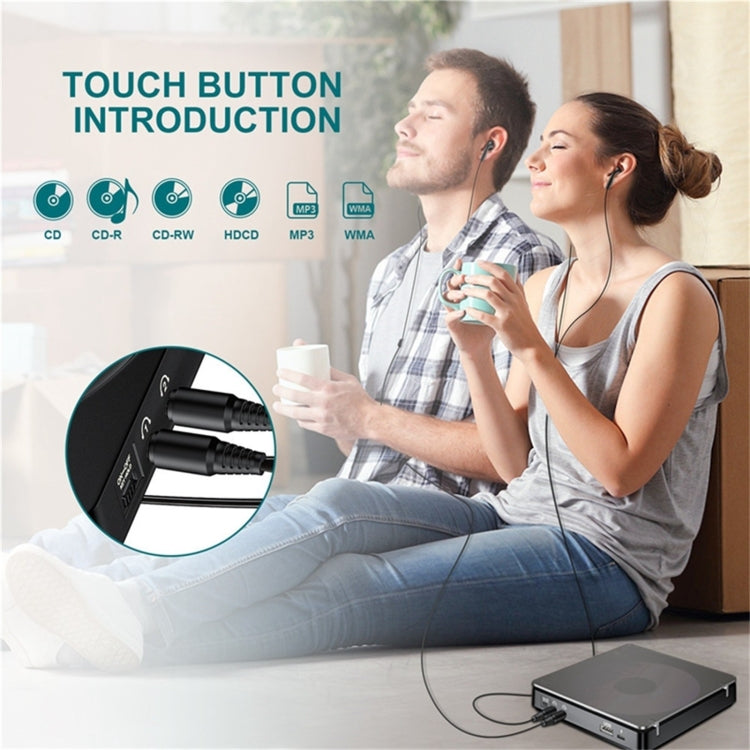 Kecag KC-708 Portable Retro Disc Album CD Player(Black) - free shipping - PMC TechLife - Order now!