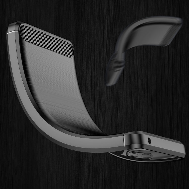 For Xiaomi Poco X4 Pro 5G Brushed Texture Carbon Fiber TPU Phone Case(Black) - free shipping - PMC TechLife - Order now!