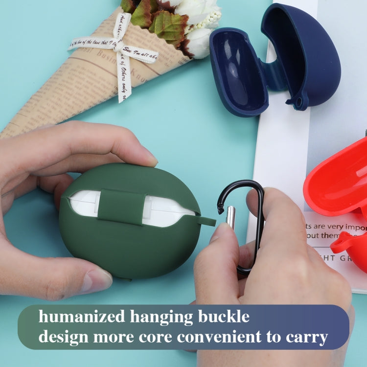 Earphone Silicone Protective Case for OPPO Enco Air 2 Pro(Dark Green) - Other Earphone Case by PMC TechLife | Online Shopping South Africa | PMC TechLife