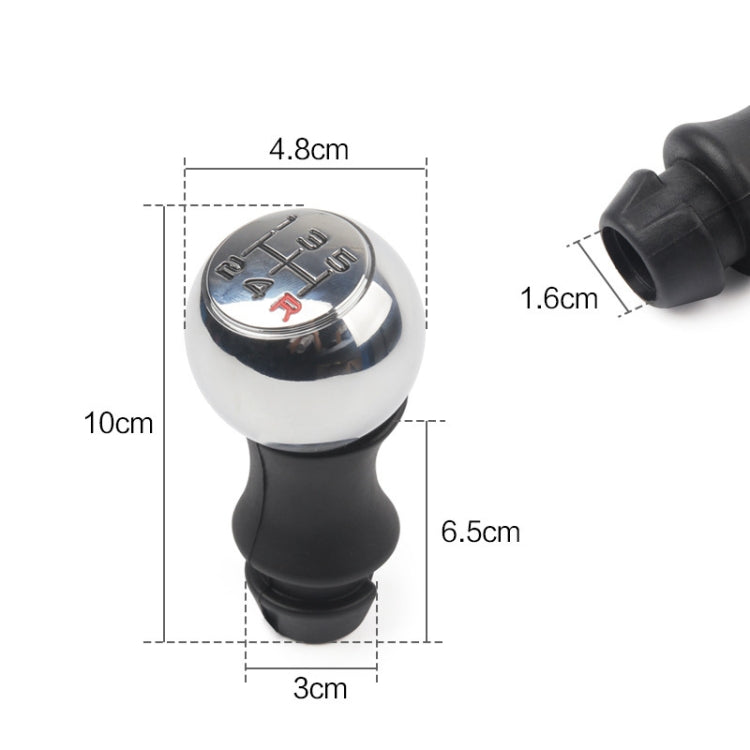MR-9017 Car Modified Gear Stick Shift Knob Head for Peugeot, Style:5 Speed (Black) - Shift Knob by PMC TechLife | Online Shopping South Africa | PMC TechLife