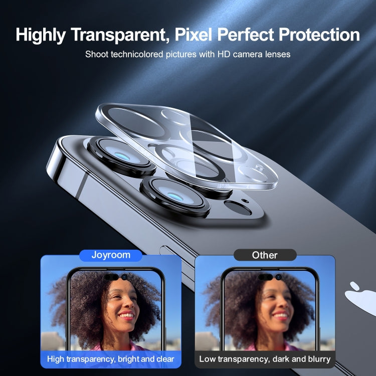 For iPhone 14 Pro / 14 Pro Max JOYROOM Diamond Mirror Series Lens Protection Film Gem Edition - iPhone 14 Pro Max Tempered Glass by JOYROOM | Online Shopping South Africa | PMC TechLife | Buy Now Pay Later Mobicred