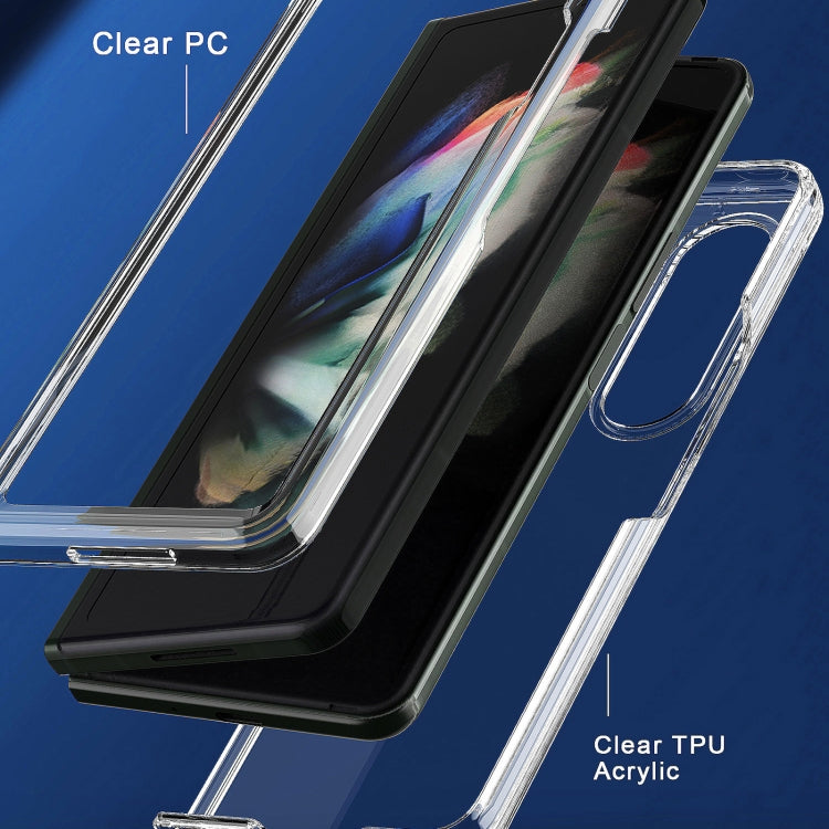 For Samsung Galaxy Z Fold3 5G Acrylic + TPU Transparent Protective Phone Case(Transparent) - free shipping - PMC TechLife - Order now!