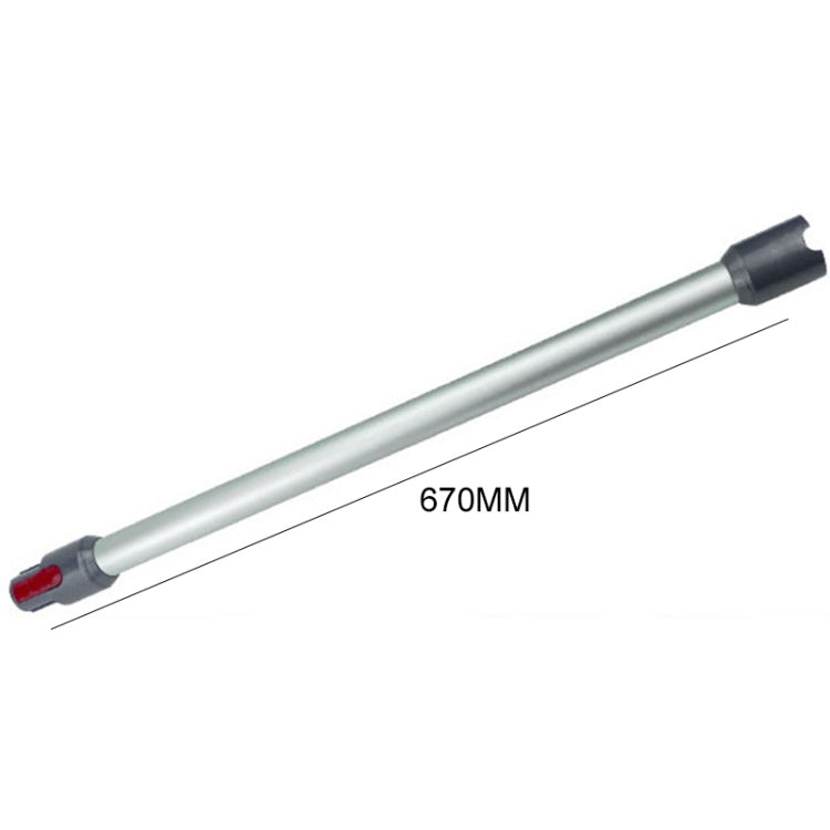 For Dyson V7 / V8 / V10 / V11 Vacuum Cleaner Extension Rod Metal Straight Pipe(Silver) - free shipping - PMC TechLife - Order now!