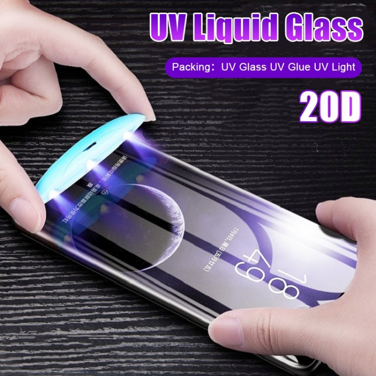 For Galaxy S20 Ultra UV Liquid Curved Full Glue Full Screen Tempered Glass Film - Galaxy Note20 Ultra Tempered Glass by PMC TechLife | Online Shopping South Africa | PMC TechLife