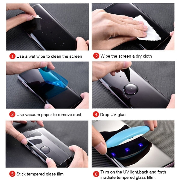For Galaxy S20 Ultra UV Liquid Curved Full Glue Full Screen Tempered Glass Film - Galaxy Note20 Ultra Tempered Glass by PMC TechLife | Online Shopping South Africa | PMC TechLife