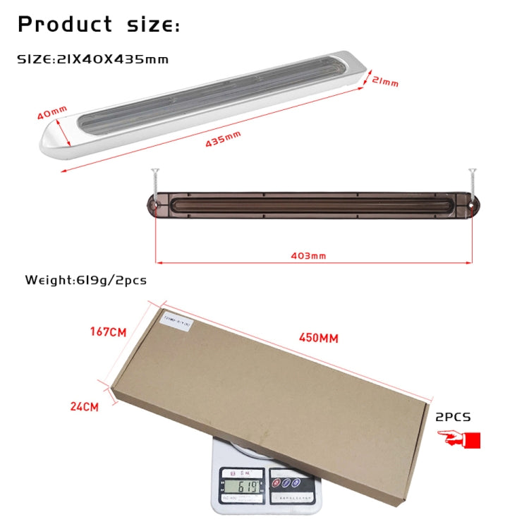 2 PCS 72LEDs Two-color Brake Turn Tail Light(Red Shell Red Light + Flowing Yellow Light) - Turn Signal by PMC TechLife | Online Shopping South Africa | PMC TechLife | Buy Now Pay Later Mobicred