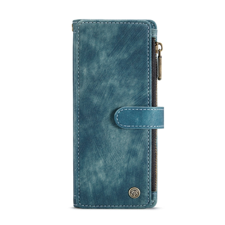 For Samsung Galaxy Z Fold4 5G CaseMe C30 Multifunctional Card Slots Zipper Phone Leather Phone Case(Blue) - free shipping - PMC TechLife - Order now!