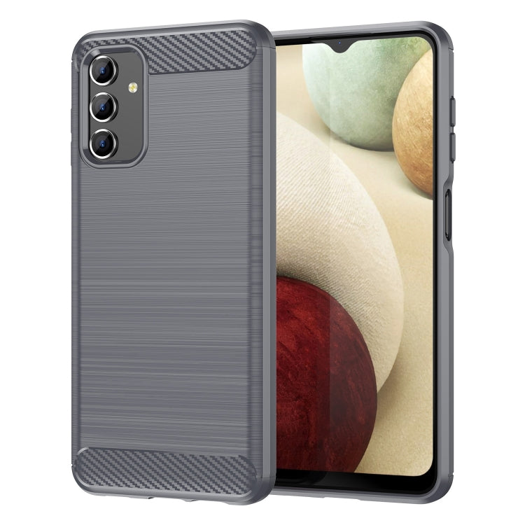 For Samsung Galaxy A04s Brushed Texture Carbon Fiber TPU Case(Grey) - free shipping - PMC TechLife - Order now!