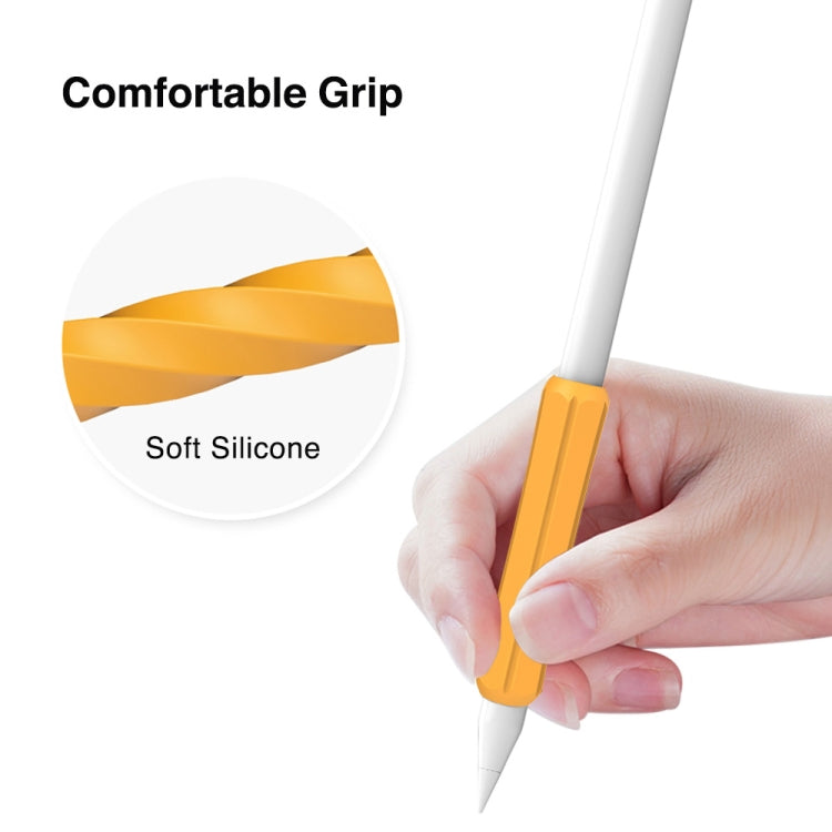 DUX DUCIS Stoyobe Stylus Silicone Cover Grip For Apple Pencil 1/2/Huawei M-Pencil(Orange) - Pencil Accessories by DUX DUCIS | Online Shopping South Africa | PMC TechLife