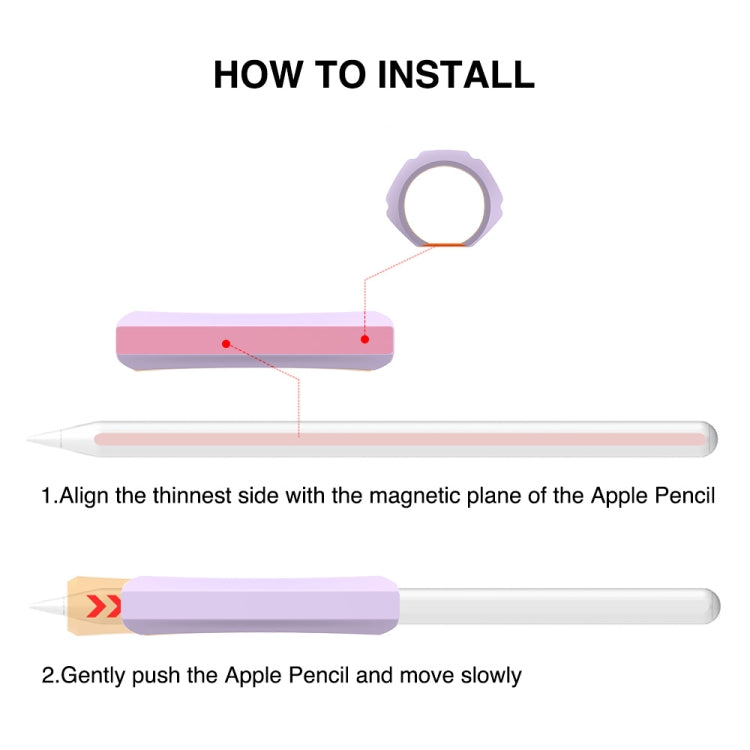 DUX DUCIS Stoyobe Stylus Silicone Cover Grip For Apple Pencil 1/2/Huawei M-Pencil(Light Blue) - Pencil Accessories by DUX DUCIS | Online Shopping South Africa | PMC TechLife