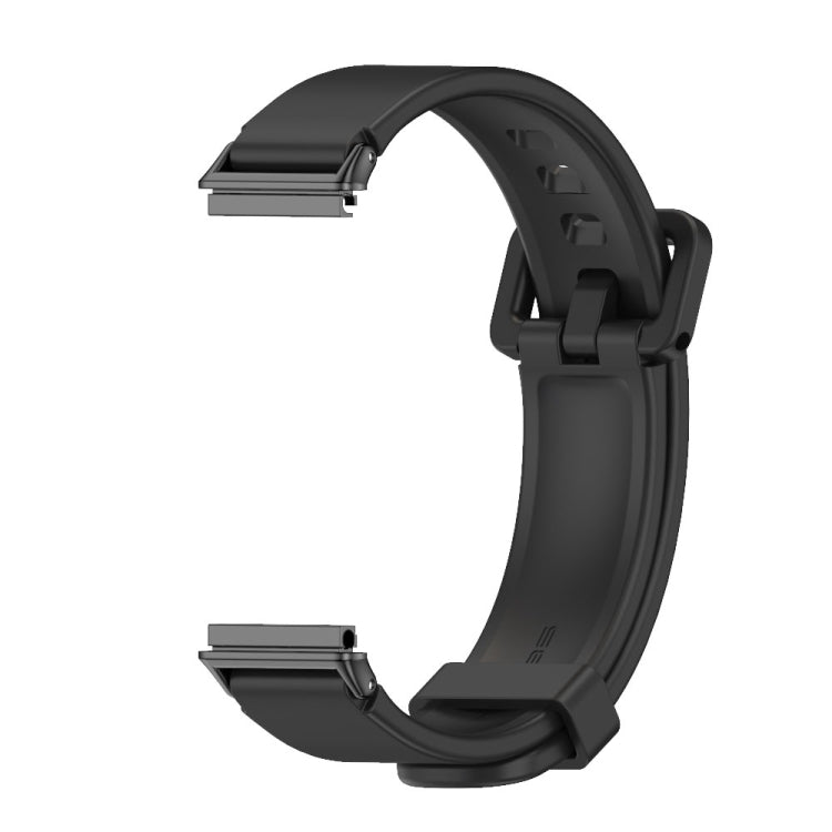 For Huawei Band 7 / 7 NFC MIJOBS Breathable Silicone Watch Band(Black) - Watch Bands by MIJOBS | Online Shopping South Africa | PMC TechLife | Buy Now Pay Later Mobicred