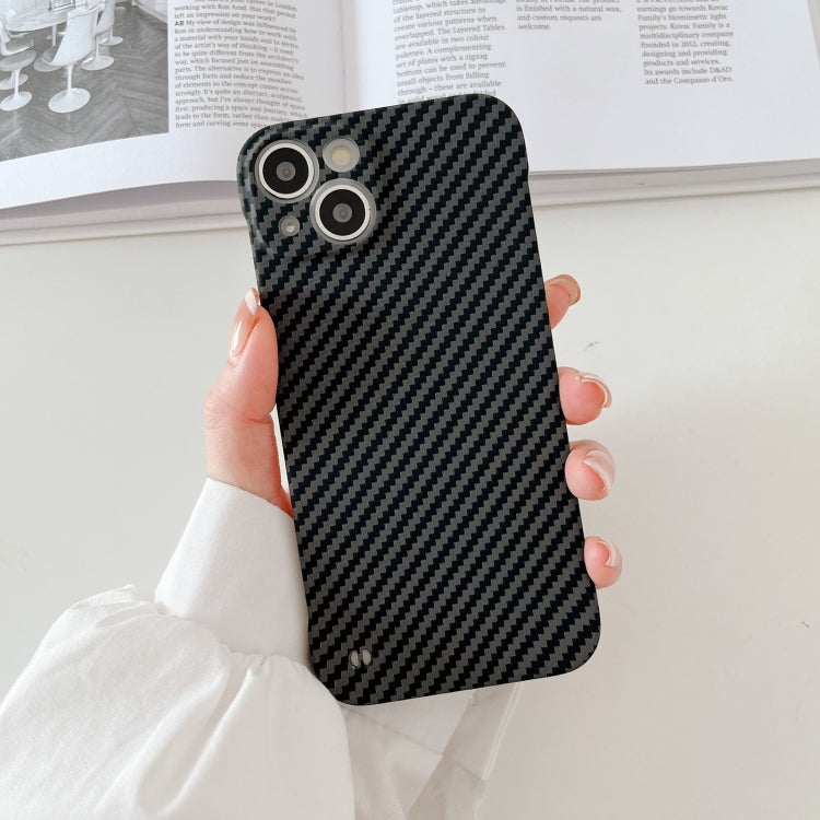 For iPhone 13 Carbon Fiber Texture PC Phone Case(Black) - free shipping - PMC TechLife - Order now!