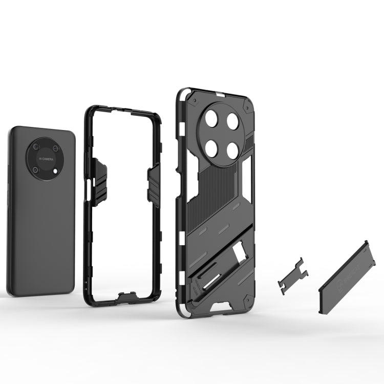 For Huawei Nova Y90/Enjoy 50 Pro Punk Armor 2 in 1 PC + TPU Shockproof Phone Case with Invisible Holder(Black) - free shipping - PMC TechLife - Order now!