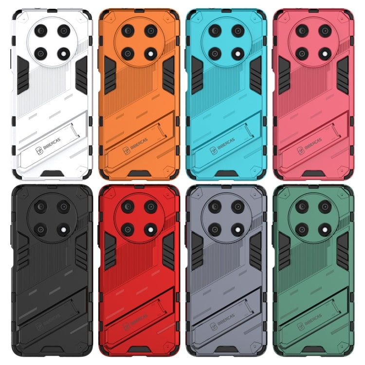 For Huawei Nova Y90/Enjoy 50 Pro Punk Armor 2 in 1 PC + TPU Shockproof Phone Case with Invisible Holder(Light Red) - free shipping - PMC TechLife - Order now!