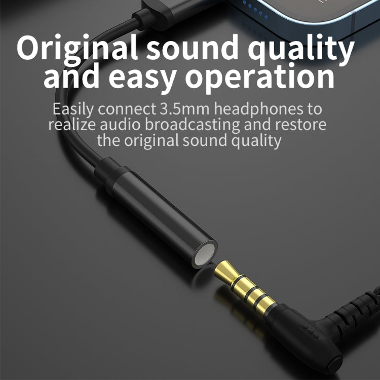 CVJ CM1 8 Pin Male to 3.5mm Female Earphone Audio Adapter(White) - free shipping - PMC TechLife - Order now!