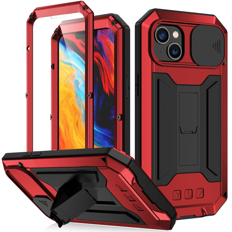 For iPhone 14 R-JUST Shockproof Life Waterproof Dust-proof Case (Red) - free shipping - PMC TechLife - Order now!