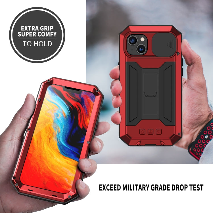 For iPhone 14 R-JUST Shockproof Life Waterproof Dust-proof Case (Red) - free shipping - PMC TechLife - Order now!
