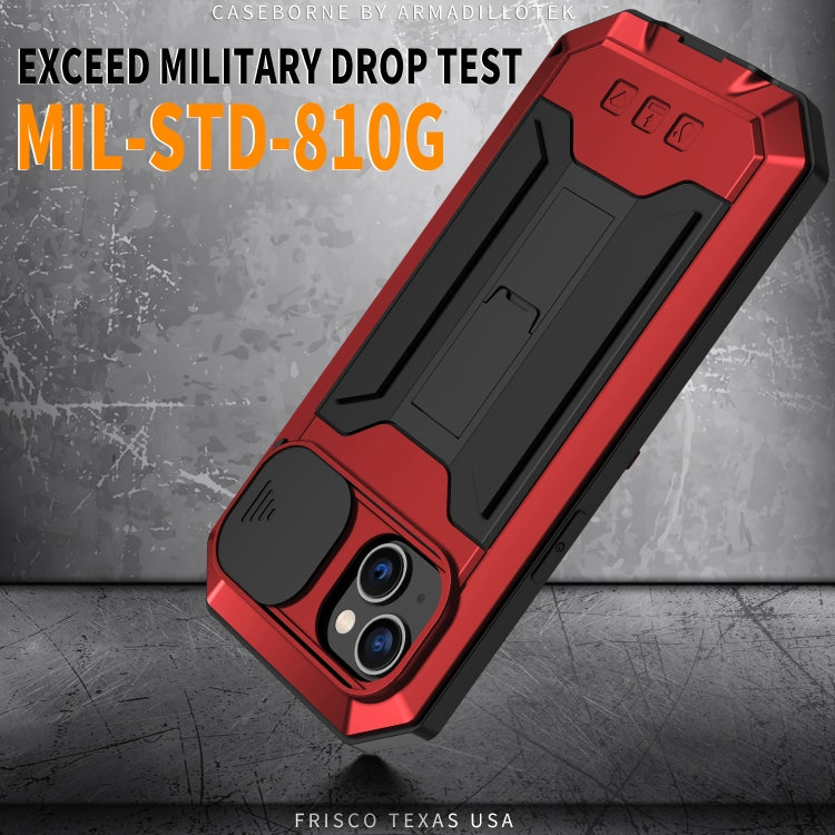 For iPhone 14 R-JUST Shockproof Life Waterproof Dust-proof Case (Red) - free shipping - PMC TechLife - Order now!