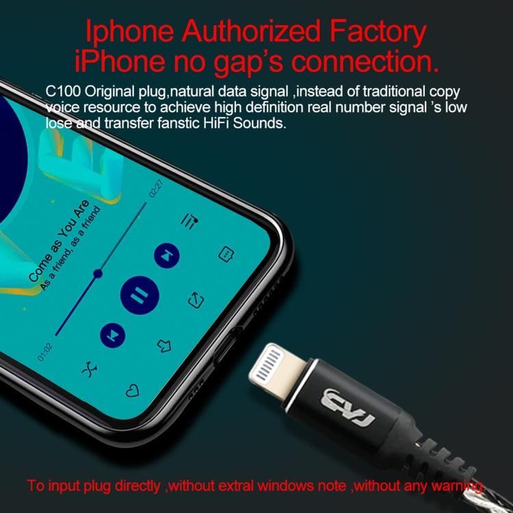 CVJ-CVM 1.2m 8 Core TC Silver Plated MMCX HIFI Earphone Update Cable, Style:With Mic - free shipping - PMC TechLife - Order now!