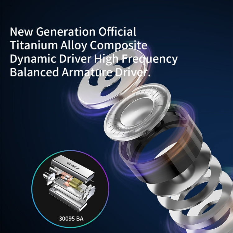 CVJ Angel Wings Hybrid Technology HiFi Music Wired Earphone With Mic - free shipping - PMC TechLife - Order now!