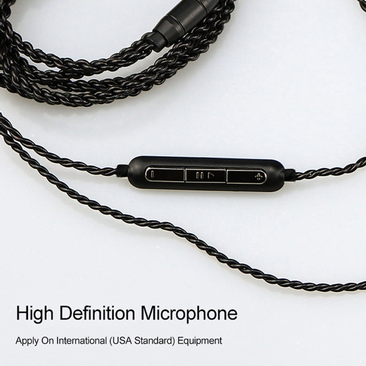 CVJ-V1 1.25m Oxygen-free Copper Silver Plated Upgrade Cable For 0.78mm Earphones, Without Mic - free shipping - PMC TechLife - Order now!