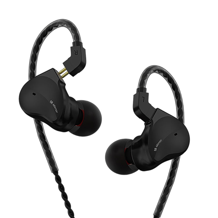 CVJ Mirror Hybrid Technology HiFi Music Wired Earphone No Mic(Black) - free shipping - PMC TechLife - Order now!