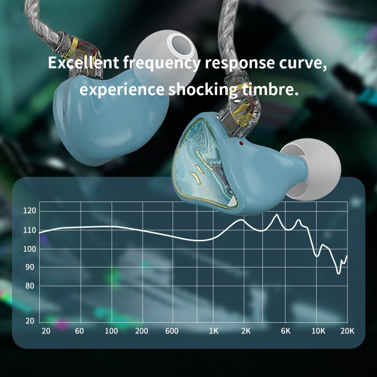 CVJ Hybrid Technology HiFi Music Wired Earphone With Mic(River) - free shipping - PMC TechLife - Order now!