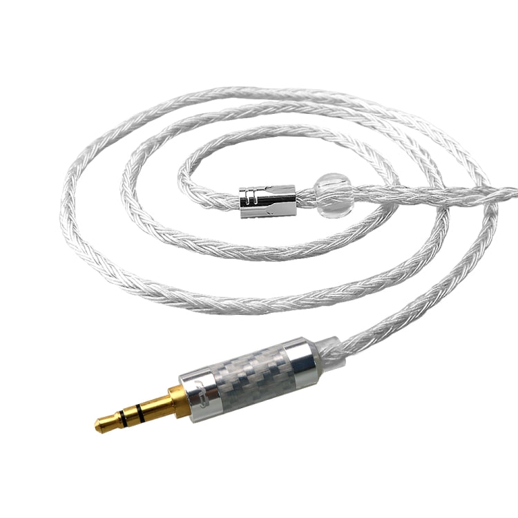 CVJ V3 1.2m 16 Cores Silver-plated 3.5mm Earphone Cable, Style:MMCX(Silver) - Cable & Splitter by CVJ | Online Shopping South Africa | PMC TechLife | Buy Now Pay Later Mobicred