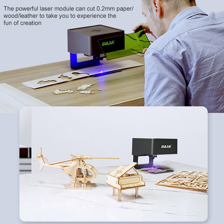 DAJA DJ6 Mini Laser CNC DIY Engraving Machine(UK Plug) - free shipping - PMC TechLife - Order now!