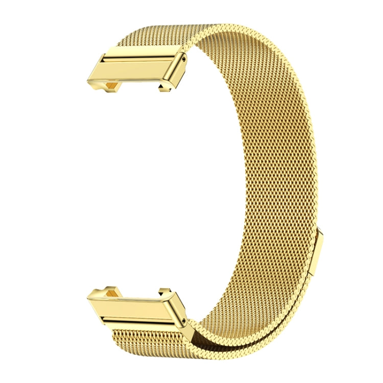 For Xiaomi Mi Band 7 Pro Mijobs Milan Magnetic Stainless Steel Watch Band(Gold) - free shipping - PMC TechLife - Order now!