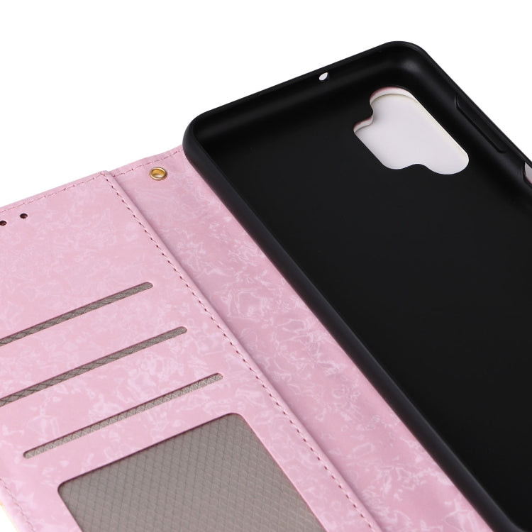 For Samsung Galaxy A13 4G / 5G Bronzing Painting RFID Leather Case(Pastoral Rose) - Galaxy Phone Cases by PMC TechLife | Online Shopping South Africa | PMC TechLife