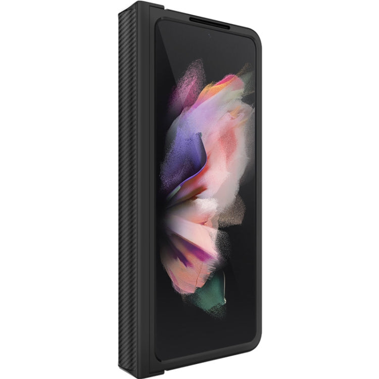 For Samsung Galaxy Z Fold4 5G IMAK Ruiyi Series Carbon Fiber PU + PC Phone Case(Black) - free shipping - PMC TechLife - Order now!