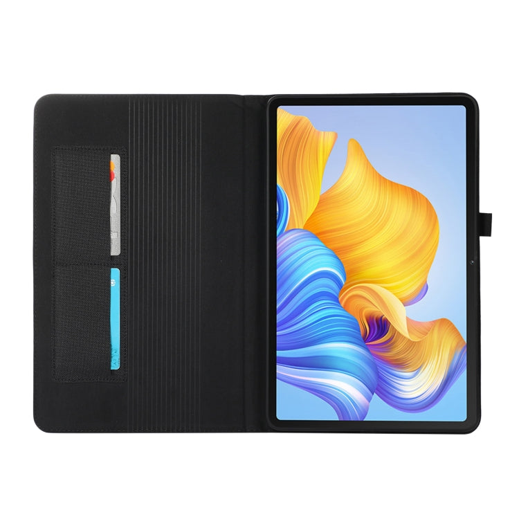 For Honor Pad 8 Fabric PU + TPU Flip Tablet Leather Case(Black) - free shipping - PMC TechLife - Order now!