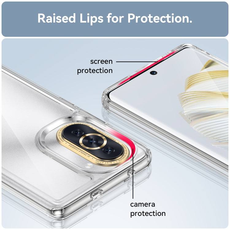 For Huawei nova 10 Colorful Series Acrylic + TPU Phone Case(Transparent) - free shipping - PMC TechLife - Order now!