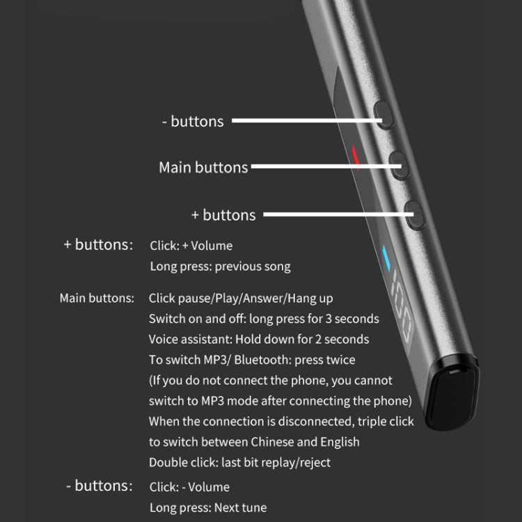 k18 Wireless Bluetooth Neck-mounted Magnetic Noise Cancelling Earphone with Digital Display Function(Silver) - Neck-mounted Earphone by PMC TechLife | Online Shopping South Africa | PMC TechLife