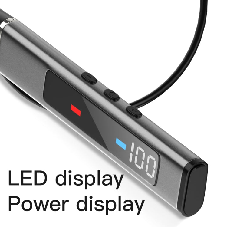 k18 Wireless Bluetooth Neck-mounted Magnetic Noise Cancelling Earphone with Digital Display Function(Blue) - Neck-mounted Earphone by PMC TechLife | Online Shopping South Africa | PMC TechLife