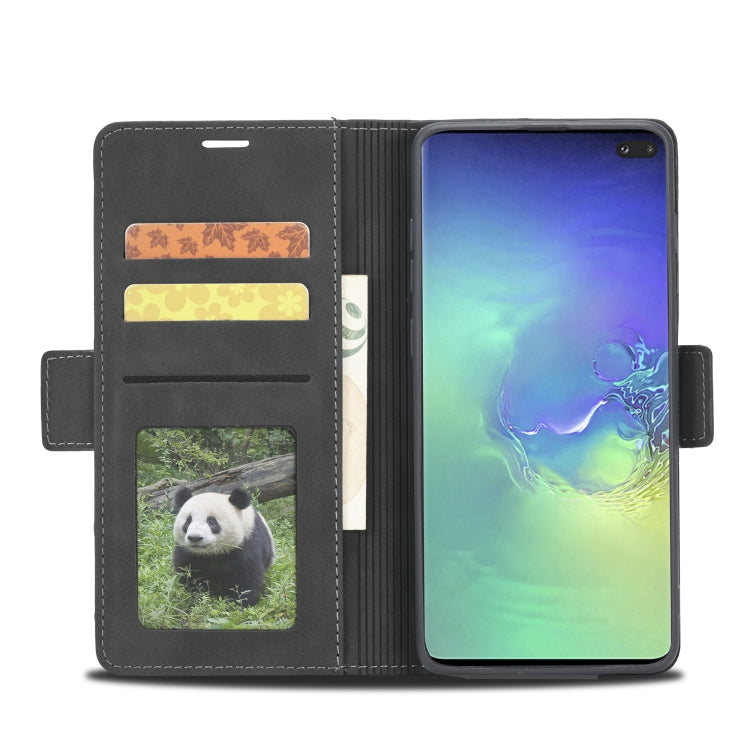 For Samsung Galaxy S10+ Forwenw Dual-side Buckle Leather Phone Case(Black) - free shipping - PMC TechLife - Order now!