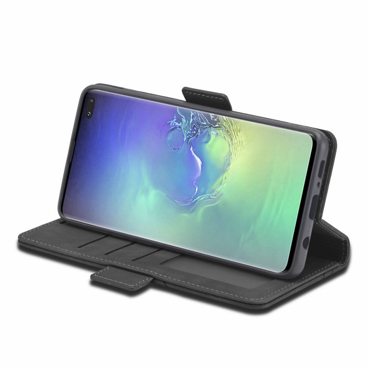 For Samsung Galaxy S10+ Forwenw Dual-side Buckle Leather Phone Case(Black) - free shipping - PMC TechLife - Order now!