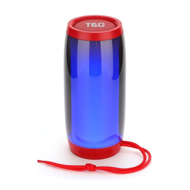 T&G TG335 1800mAh Portable Color LED Wireless Bluetooth Speaker(Red) - Desktop Speaker by T&G | Online Shopping South Africa | PMC TechLife | Buy Now Pay Later Mobicred