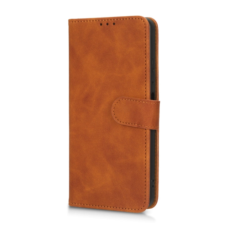 For T-Mobile Revvl 6 Pro 5G Skin Feel Magnetic Flip Leather Phone Case(Brown) - free shipping - PMC TechLife - Order now!