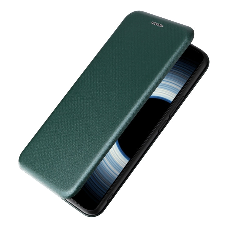 For Xiaomi 12T / 12T Pro / Redmi K50 Ultra Carbon Fiber Texture Flip Leather Phone Case(Green) - free shipping - PMC TechLife - Order now!