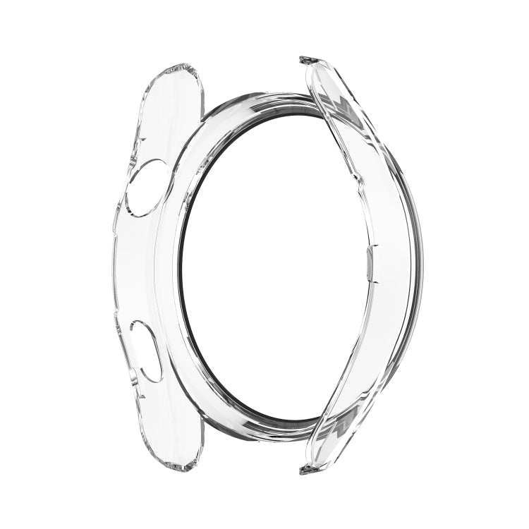 For Huawei Watch3 Pro New PC + Tempered Glass Integrated Protective Watch Case(Transparent White) - Watch Cases by PMC TechLife | Online Shopping South Africa | PMC TechLife | Buy Now Pay Later Mobicred