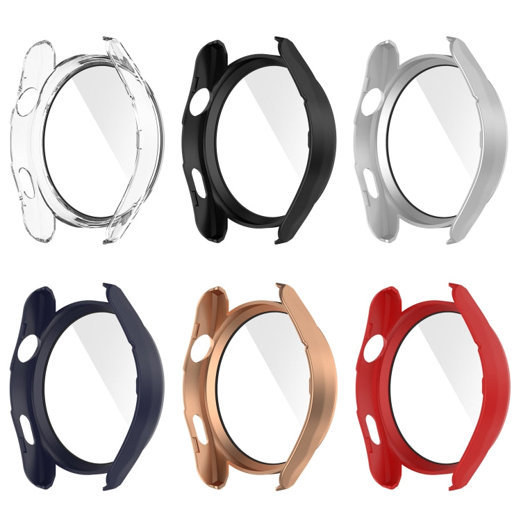 For Huawei Watch3 Pro New PC + Tempered Glass Integrated Protective Watch Case(Transparent White) - Watch Cases by PMC TechLife | Online Shopping South Africa | PMC TechLife | Buy Now Pay Later Mobicred