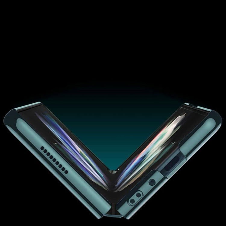 For Samsung Galaxy Z Fold4 GKK Integrated Electroplating + Glass Full Coverage Phone Case(Black) - Galaxy Z Fold4 5G Cases by GKK | Online Shopping South Africa | PMC TechLife | Buy Now Pay Later Mobicred
