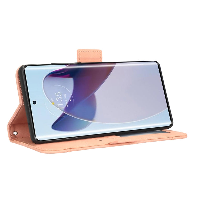 For Motorola Moto X30 Pro 5G / Edge 30 Ultra Skin Feel Calf Texture Card Slots Leather Phone Case(Pink) - free shipping - PMC TechLife - Order now!